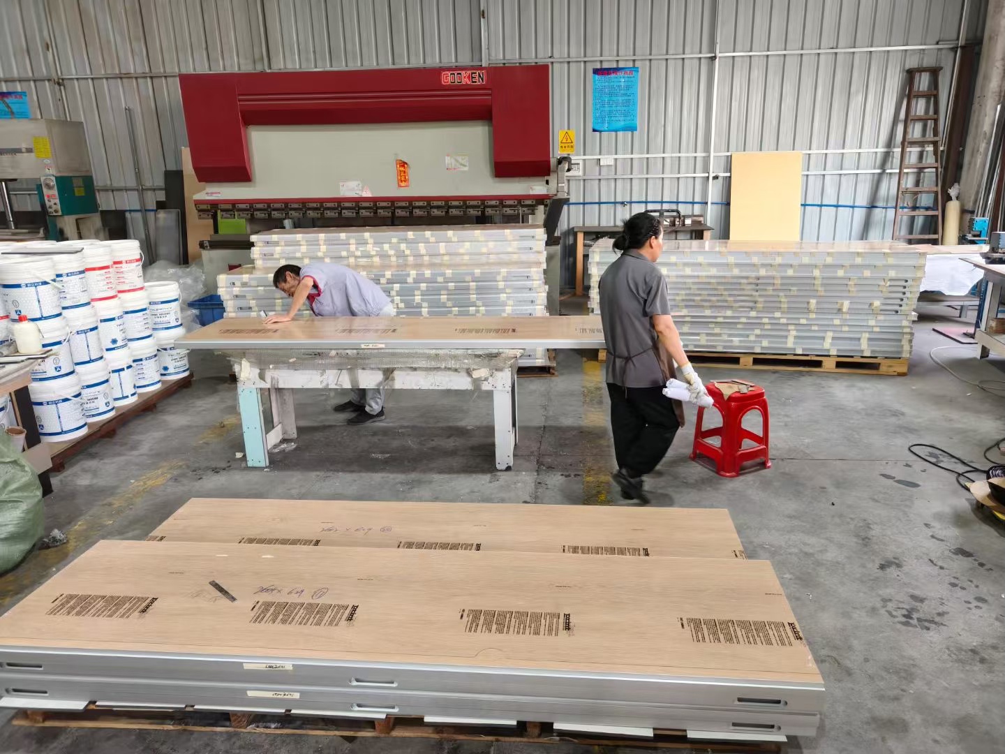 production dept for composite panel